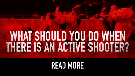 What should you do when there is an active shooter?