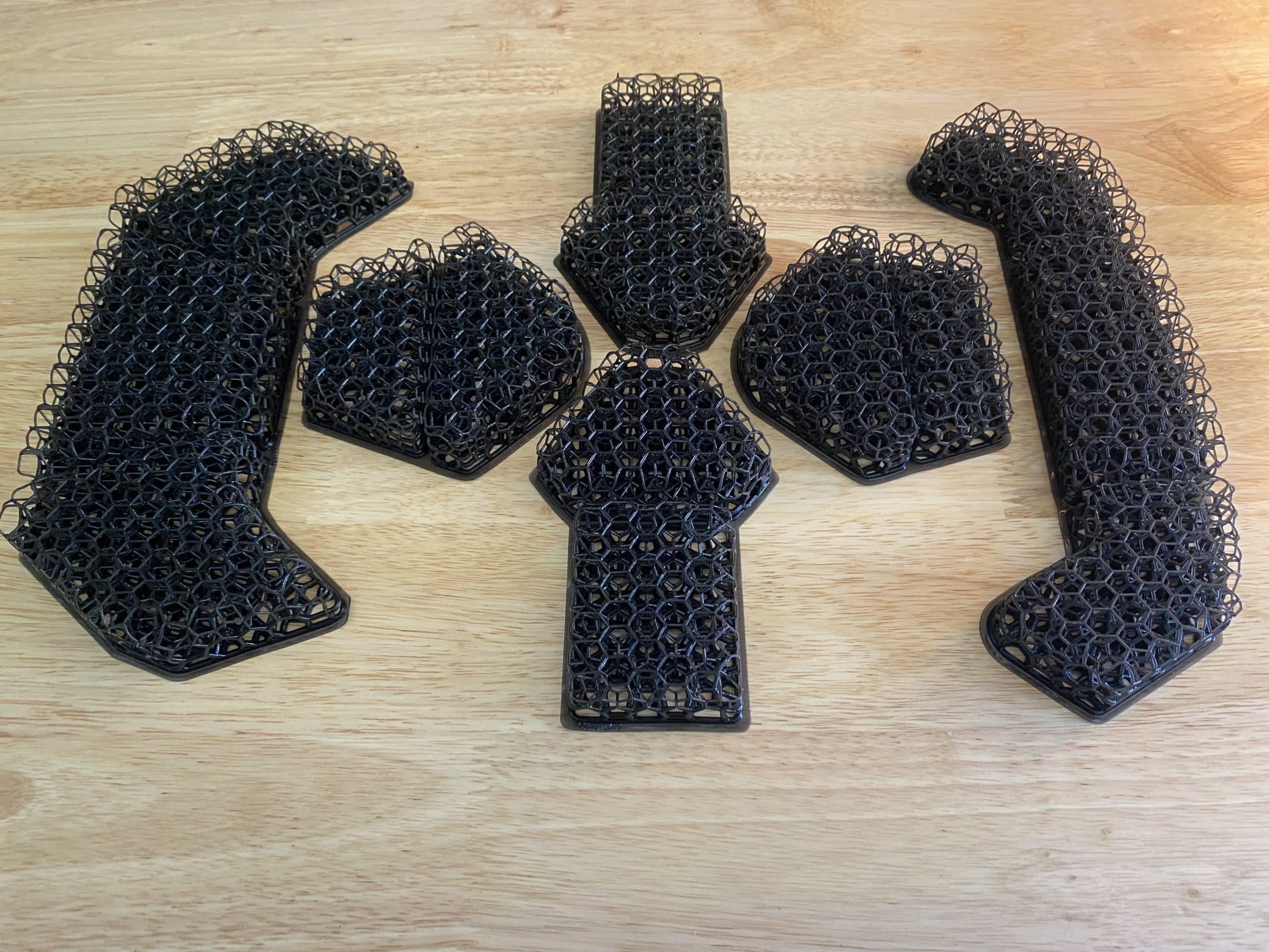 Micro Lattice Helmet Pads from Hard Head Veterans