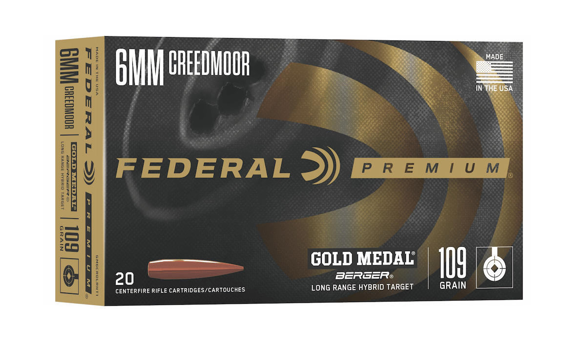 Federal Gold Medal Berger 6mm Creedmoor