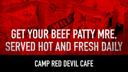 Camp Red Devil Cafe: Fresh & Tasty MREs
