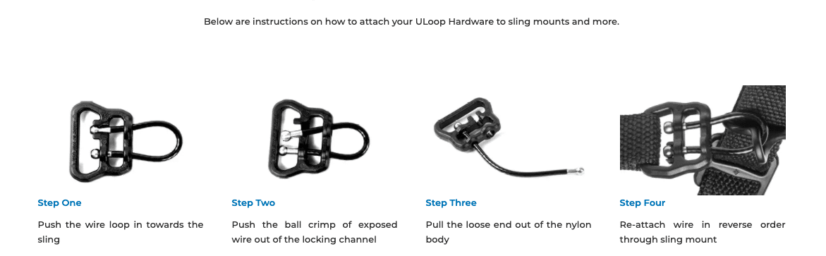 Vickers SMG Sling attachment