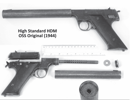 High Standard HD Military Suppressed Pistol