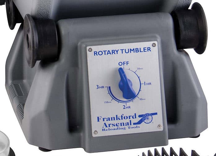 Frankford Rotary tumbler side view