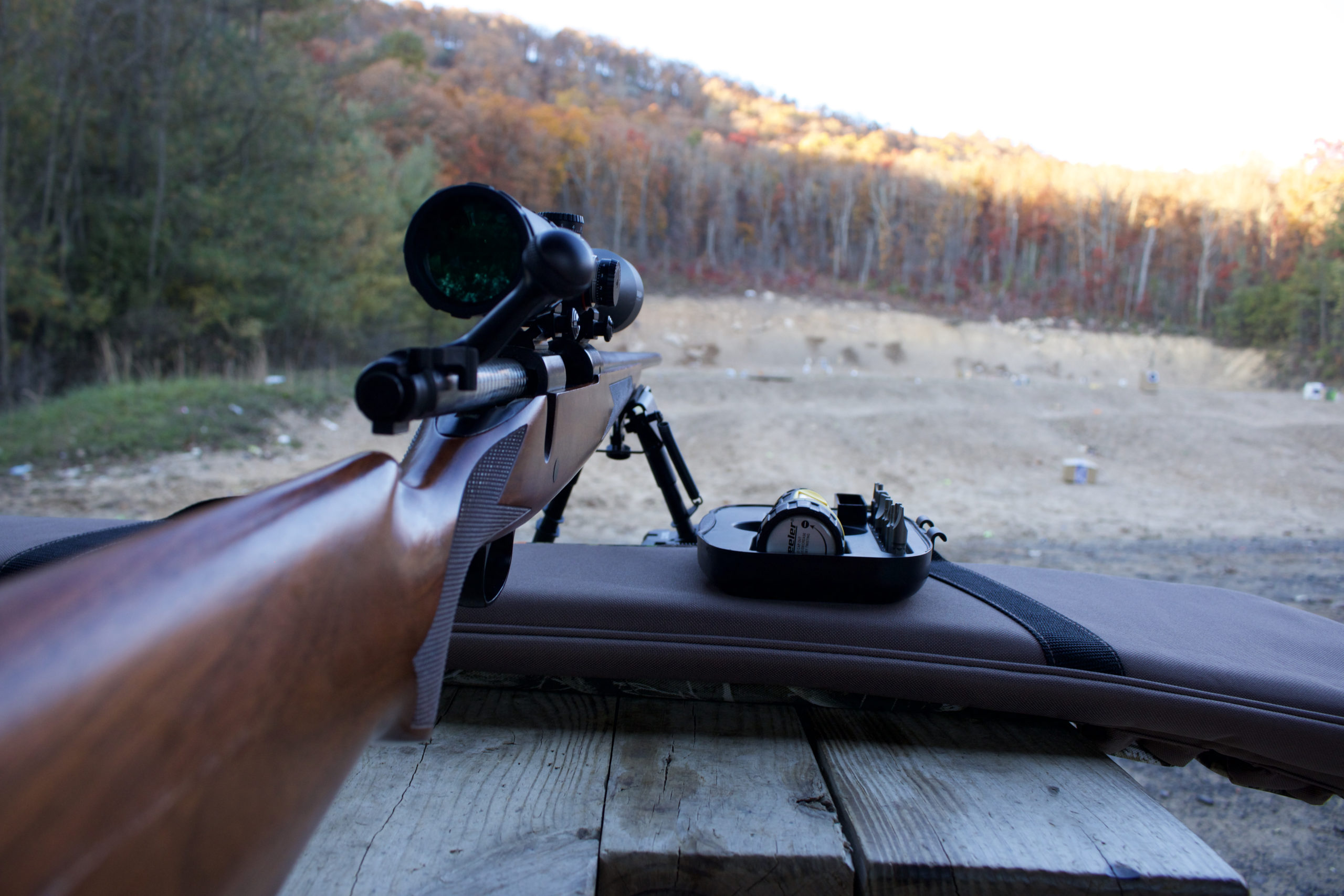 Crimson Trace Riflescope Plex 2.5-10x42mm top view
