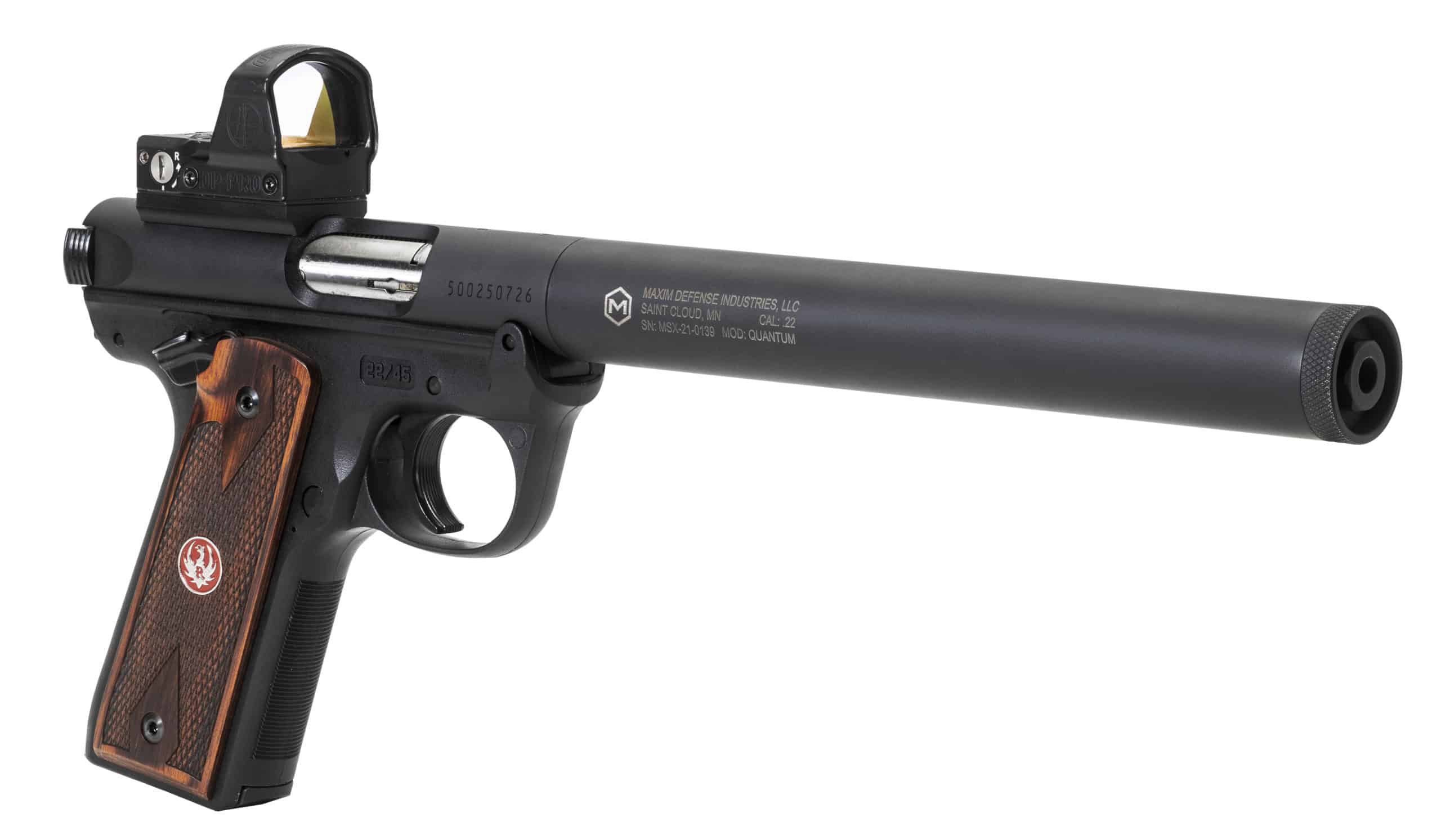 Maxim Defense Ruger Mk IV Integrally Suppressed Pistol