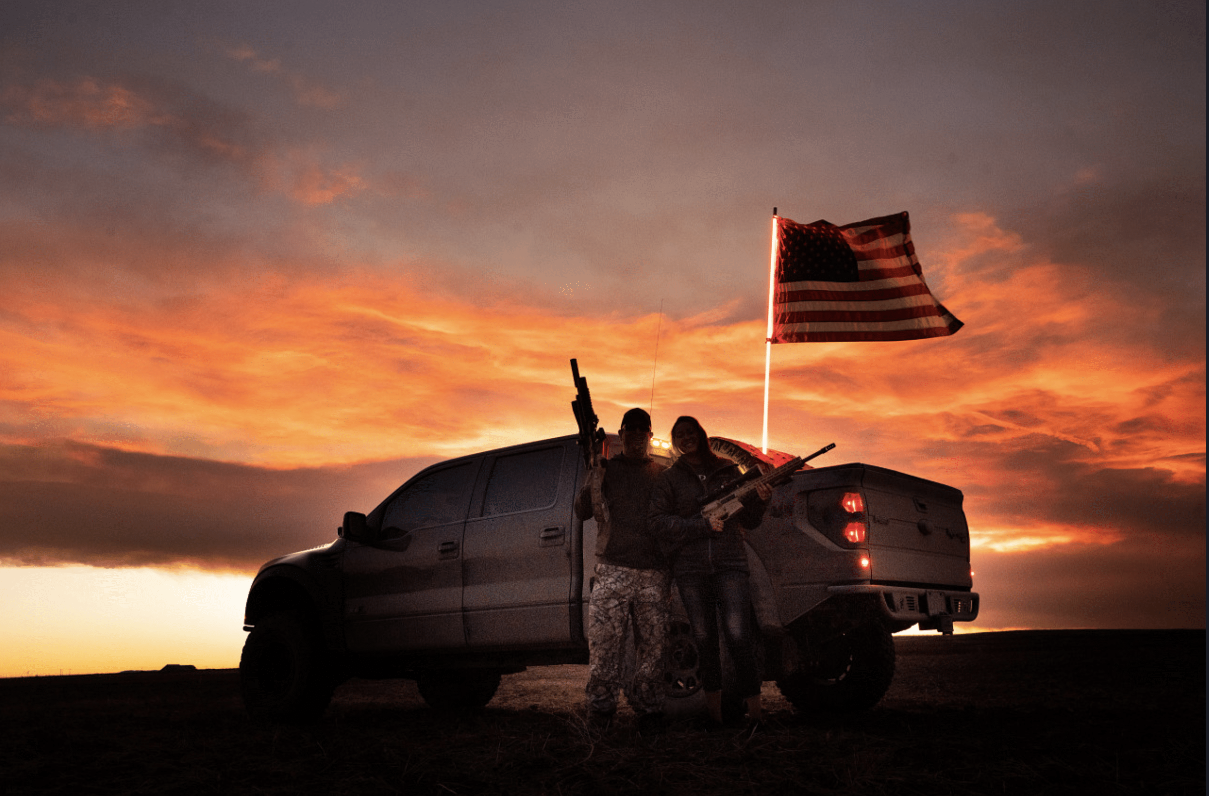 Crimson Trace Weapon Attachments in Sunset