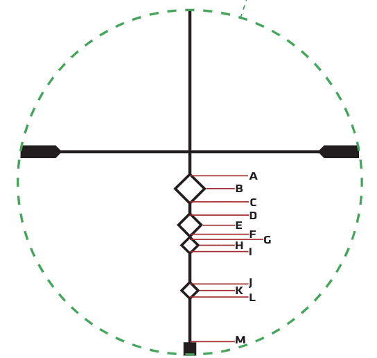 Crimson Trace Brushline Pro 6-24x50 reticle