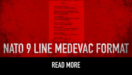 NATO 9 Line MEDEVAC Format