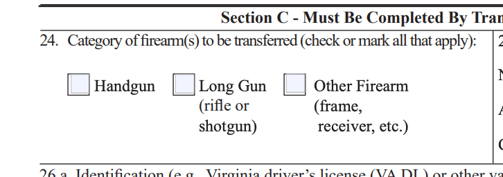 ATF pistol brace ban. Form 4473.