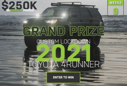 Lockdown Green Looks Good on You Sweepstakes Starts NOW!