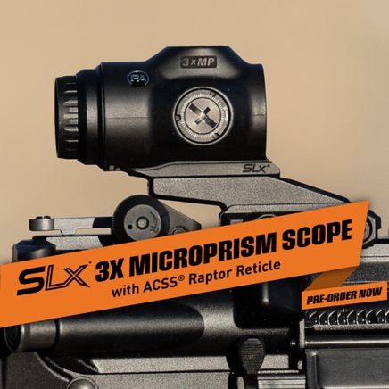 New Primary Arms SLx 3x MicroPrism Magnified Optic Open for Pre-Order