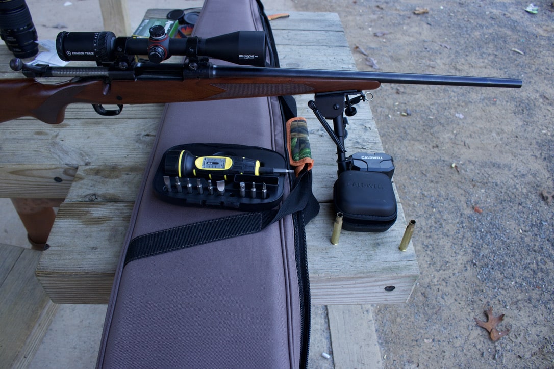 Crimson Trace Riflescope Plex 2.5-10x42mm top view